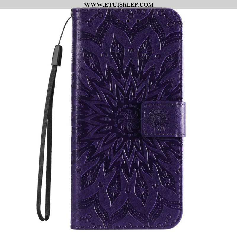 Etui Folio do OnePlus Nord 2T 5G z Łańcuch Mandala Z Uchwytem Na Kartę Z Paskiem